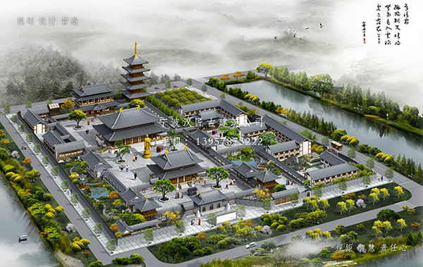 寺廟設(shè)計(jì)及寺廟建筑的基本布局圖
