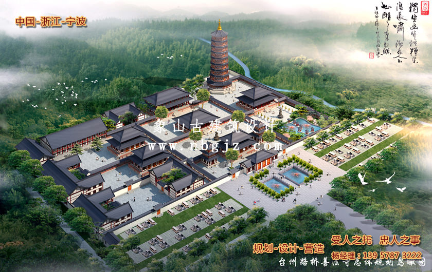 寺廟設(shè)計(jì)及寺廟建筑的基本布局圖  第1張